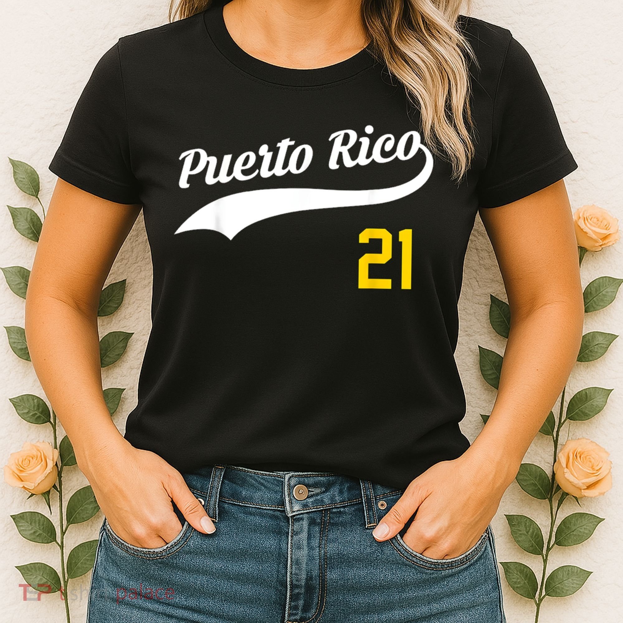 Puerto Rico Baseball 21 For Santurce Baseball Fans Women's T-Shirt