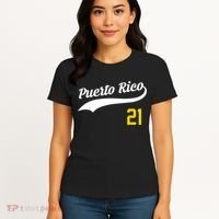 Puerto Rico Baseball 21 For Santurce Baseball Fans Women's T-Shirt thumb 4