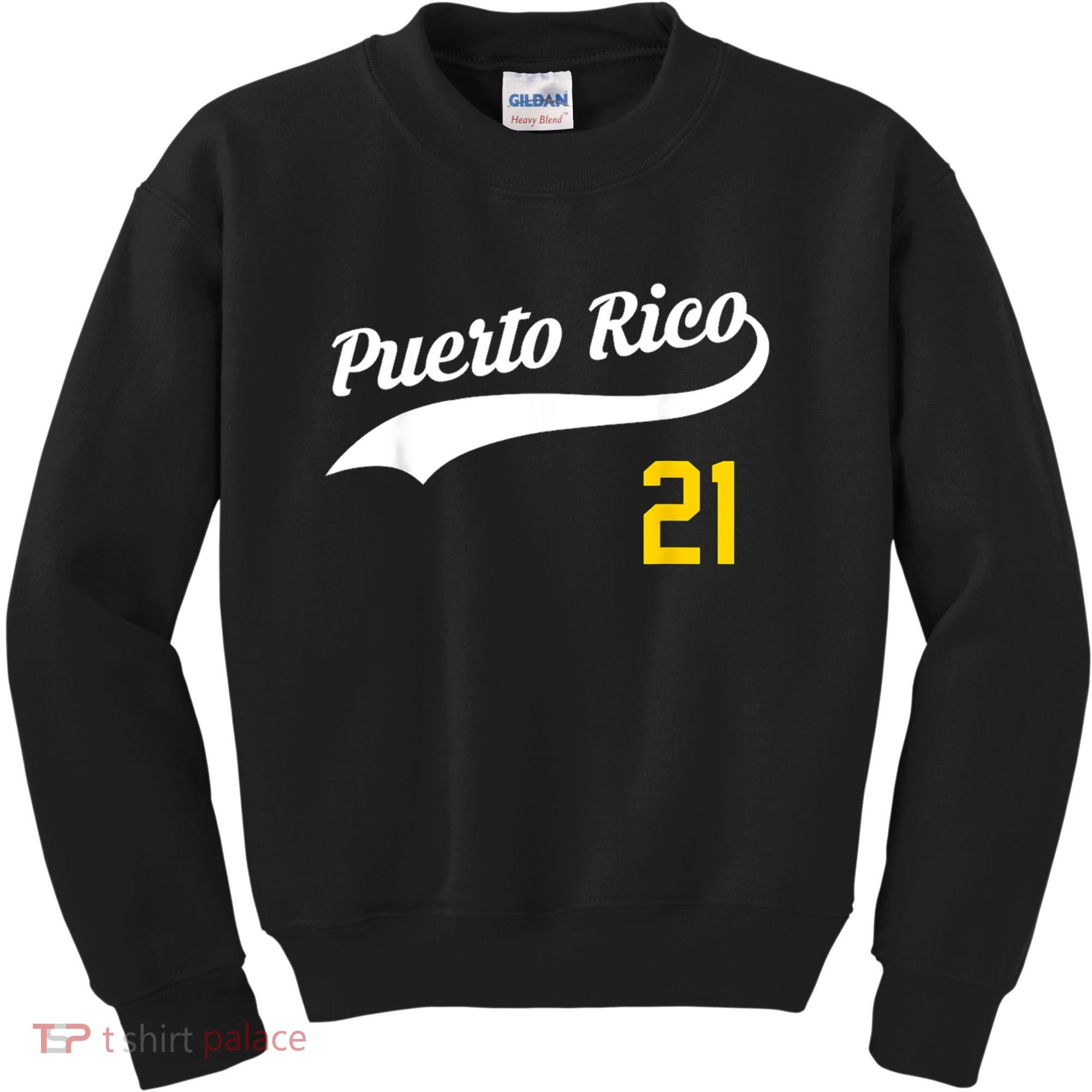 Puerto Rico Baseball 21 For Santurce Baseball Fans Kids Sweatshirt