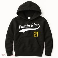 Puerto Rico Baseball 21 For Santurce Baseball Fans Kids Hoodie thumb 0