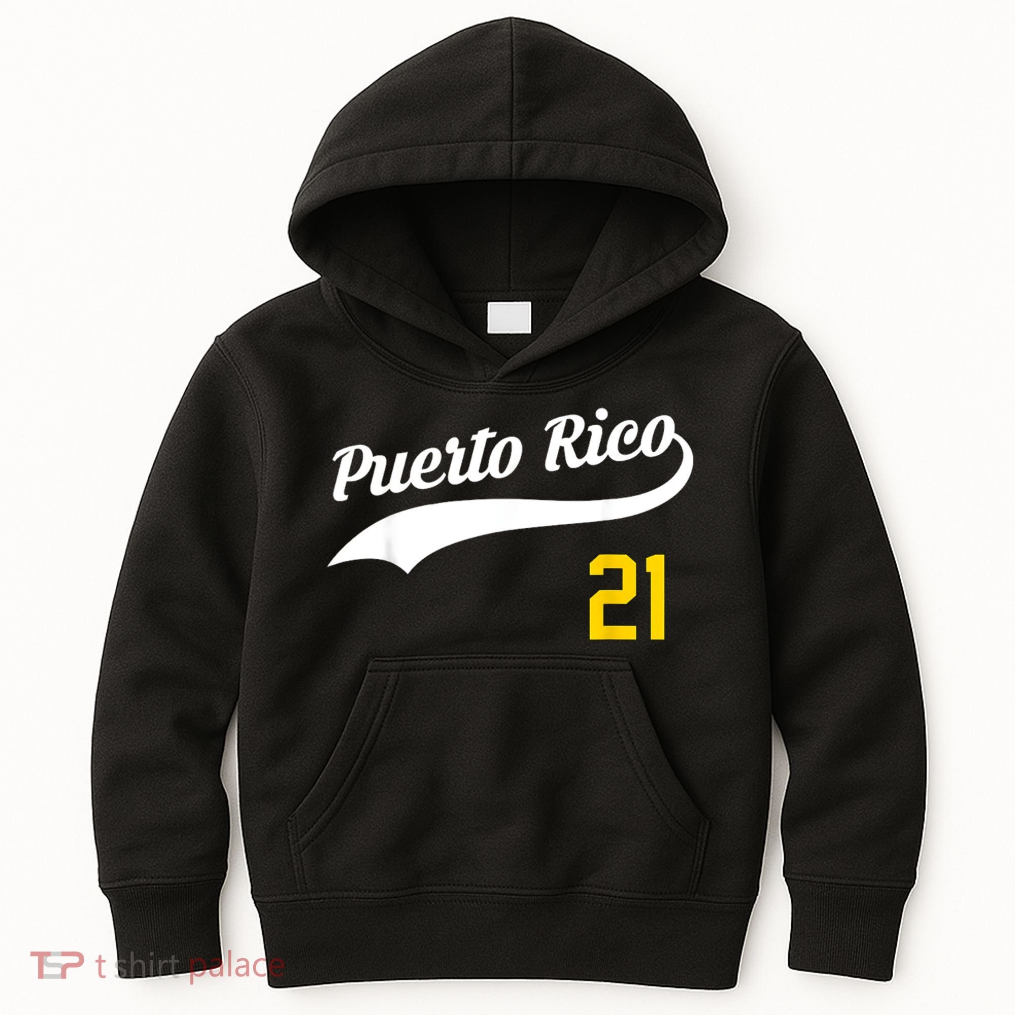 Puerto Rico Baseball 21 For Santurce Baseball Fans Kids Hoodie