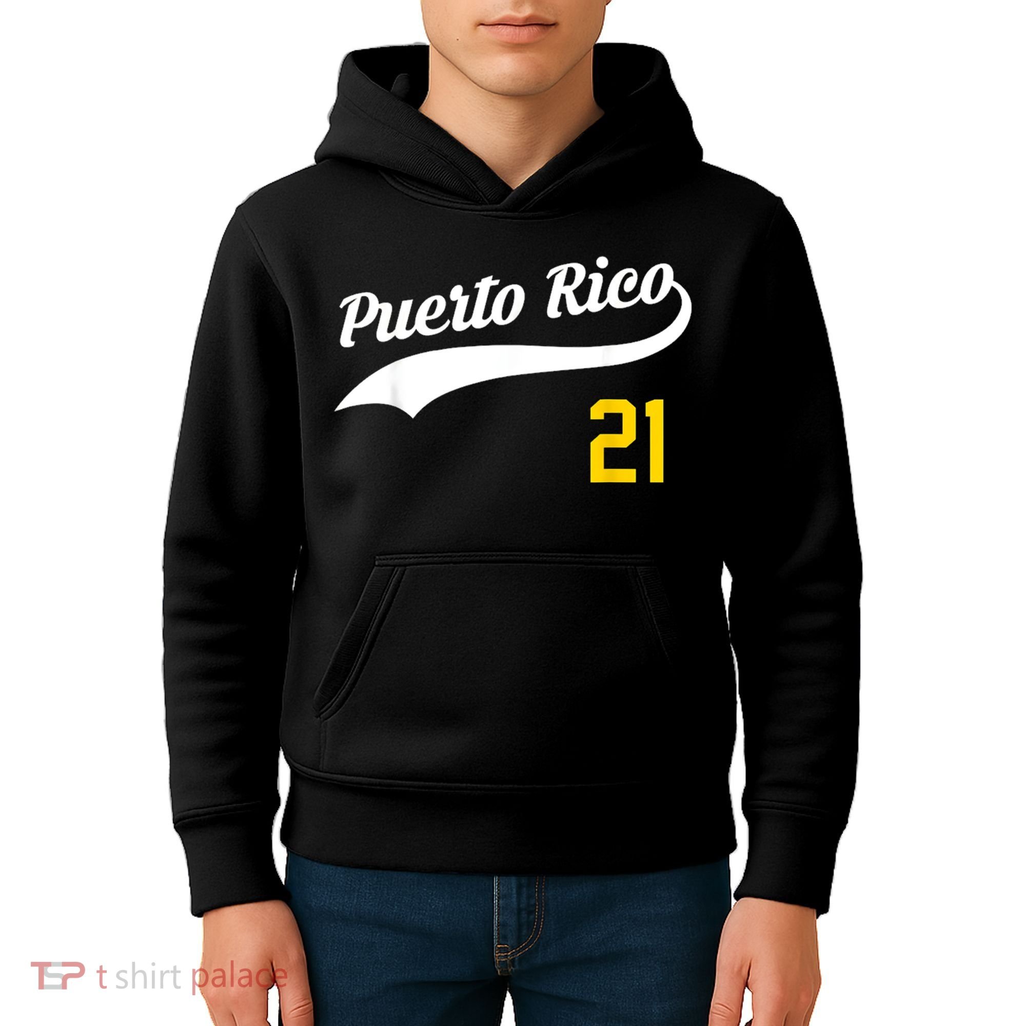 Puerto Rico Baseball 21 For Santurce Baseball Fans Kids Hoodie
