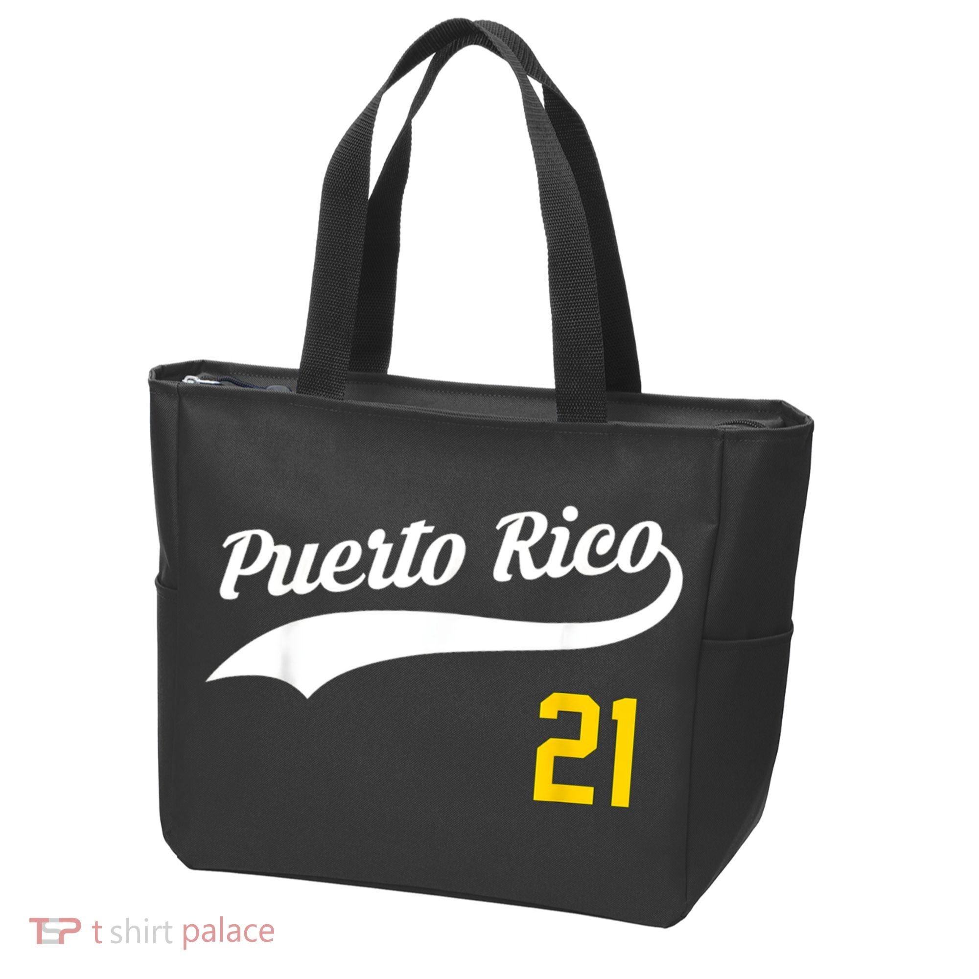 Puerto Rico Baseball 21 For Santurce Baseball Fans Tote Bag