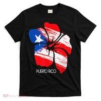 Puerto Rico Boricua Puerto Rican Flag Flower Pride Women Men T-Shirt thumb 0