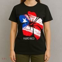 Puerto Rico Boricua Puerto Rican Flag Flower Pride Women Men T-Shirt thumb 4