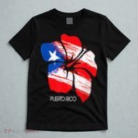 Puerto Rico Boricua Puerto Rican Flag Flower Pride Women Men T-Shirt thumb 5