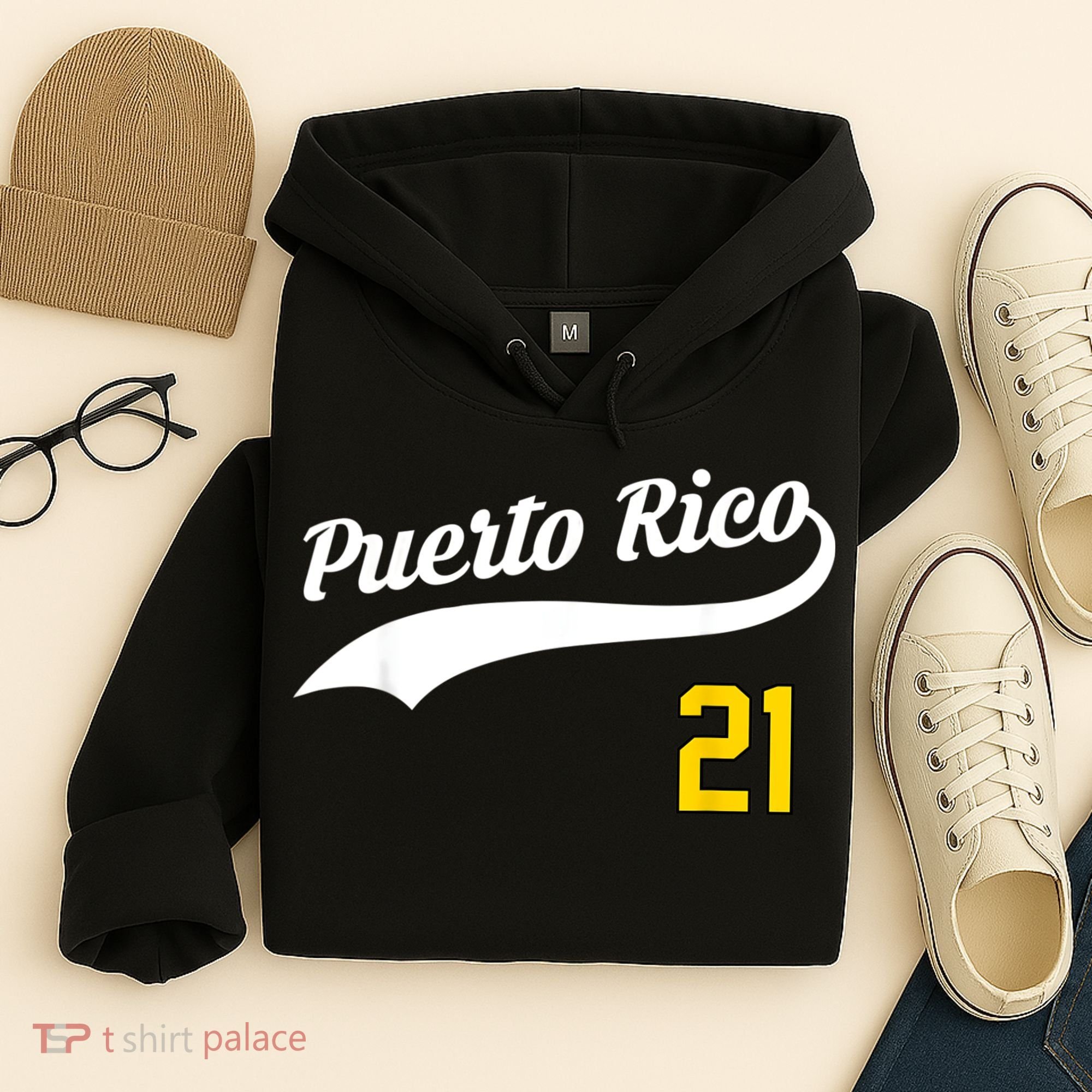 Puerto Rico Baseball 21 For Santurce Baseball Fans Hoodie