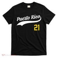 Puerto Rico Baseball 21 For Santurce Baseball Fans T-Shirt thumb 0