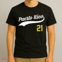 Puerto Rico Baseball 21 For Santurce Baseball Fans T-Shirt thumb 3