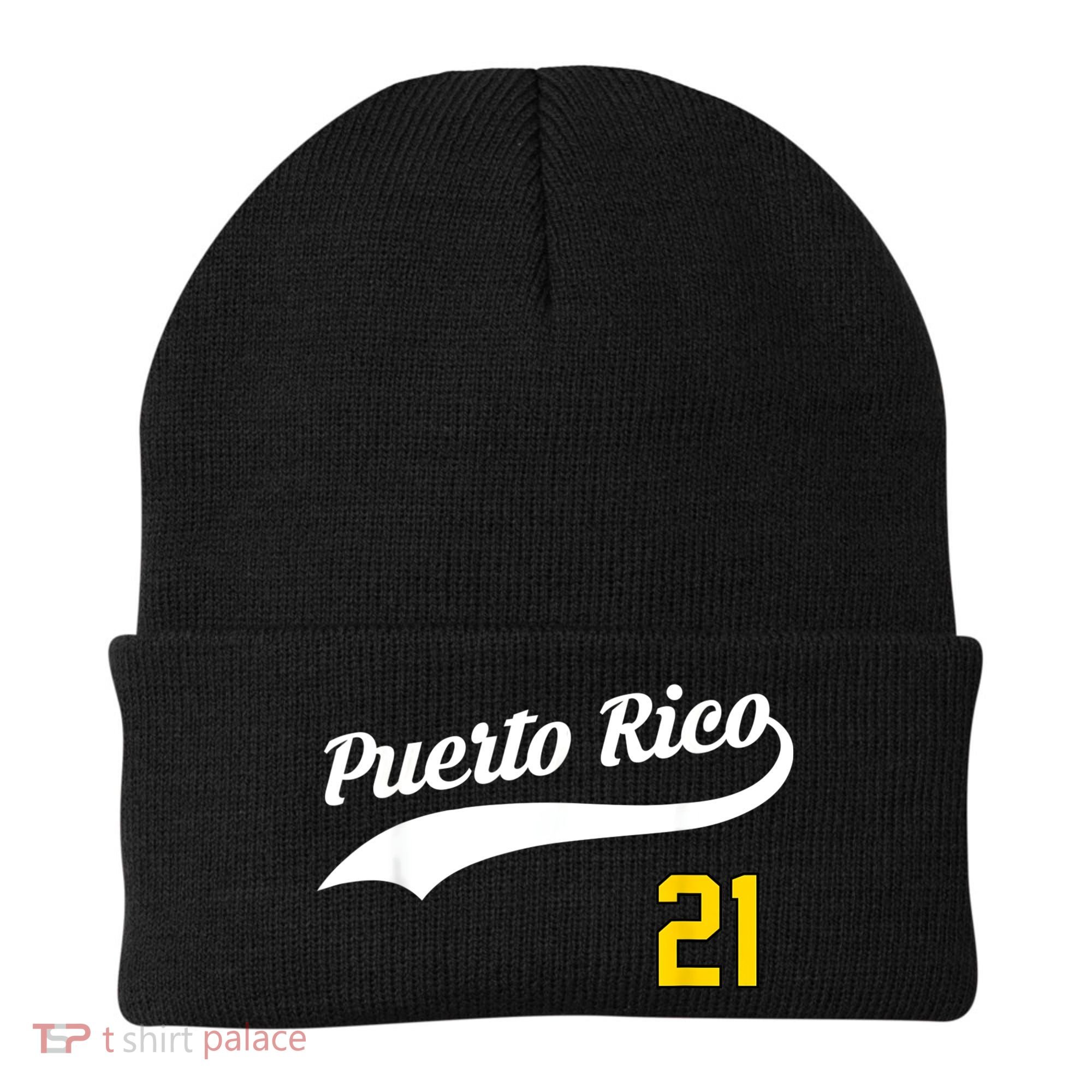 Puerto Rico Baseball 21 For Santurce Baseball Fans Beanie