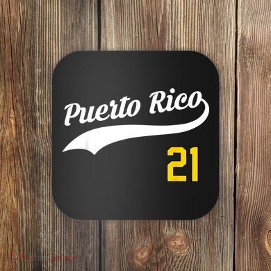 Puerto Rico Baseball 21 For Santurce Baseball Fans Coaster