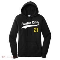 Puerto Rico Baseball 21 For Santurce Baseball Fans Women's Hoodie thumb 0