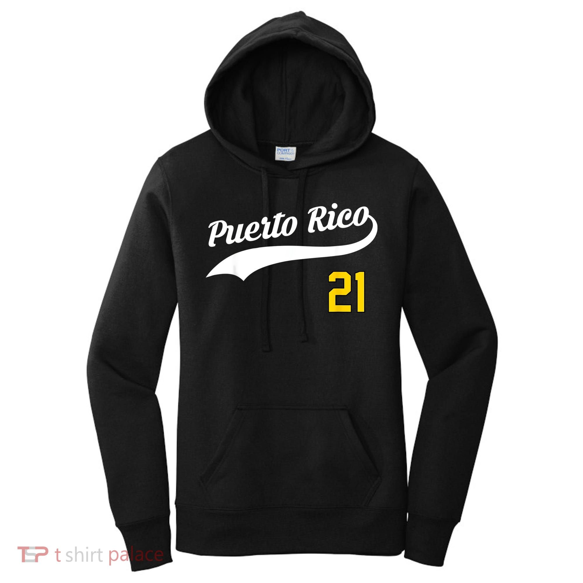 Puerto Rico Baseball 21 For Santurce Baseball Fans Women's Hoodie