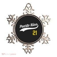 Puerto Rico Baseball 21 For Santurce Baseball Fans Ornament thumb 0