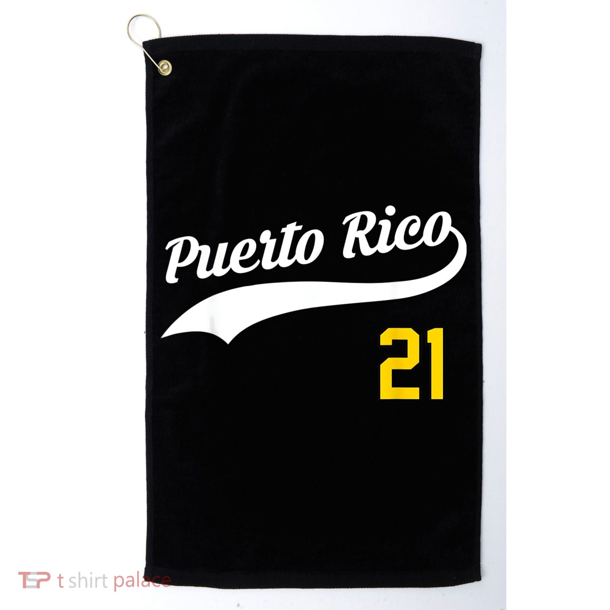 Puerto Rico Baseball 21 For Santurce Baseball Fans Golf Towel