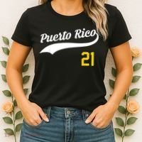 Puerto Rico Baseball 21 For Santurce Baseball Fans Women's T-Shirt thumb 2