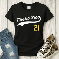 Puerto Rico Baseball 21 For Santurce Baseball Fans Women's T-Shirt thumb 3