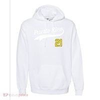 Puerto Rico Baseball 21 For Santurce Baseball Fans Comfort Colors Garment-Dyed Hooded Sweatshirt thumb 0