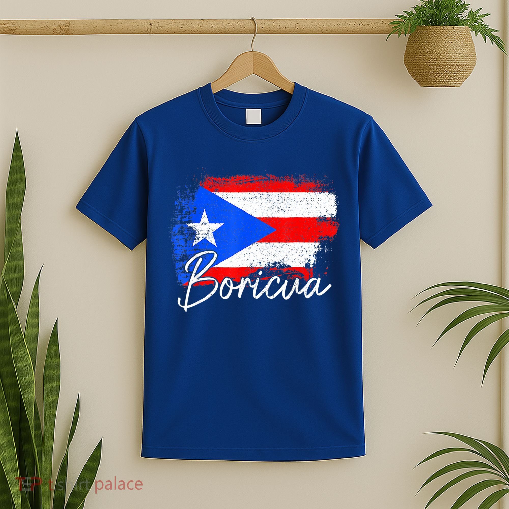 Puerto Rico Boricua Vintage Puerto Rican Flag Pride T-Shirt