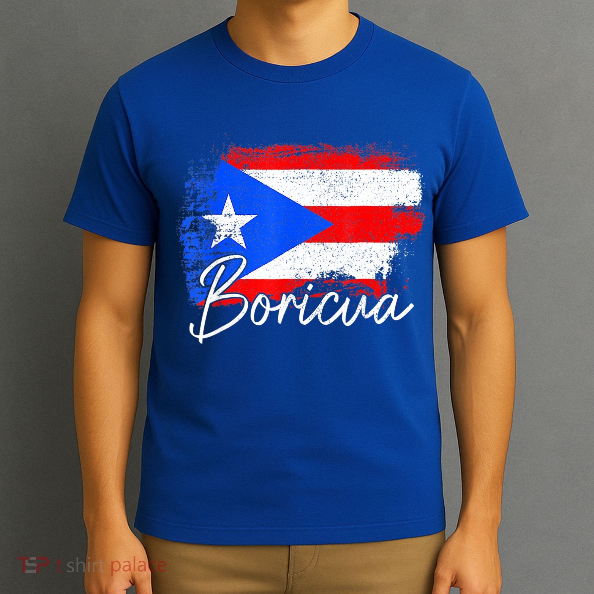 Puerto Rico Boricua Vintage Puerto Rican Flag Pride T-Shirt