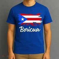Puerto Rico Boricua Vintage Puerto Rican Flag  T-Shirt thumb 3