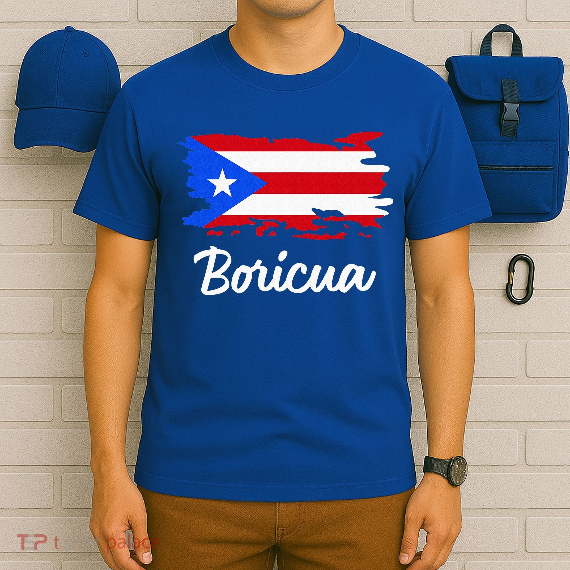 Puerto Rico Boricua Vintage Puerto Rican Flag  T-Shirt
