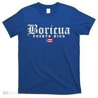 Puerto Rico Boricua Vintage Puerto Rican Flag Pride Gift T-Shirt thumb 0