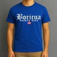 Puerto Rico Boricua Vintage Puerto Rican Flag Pride Gift T-Shirt thumb 3