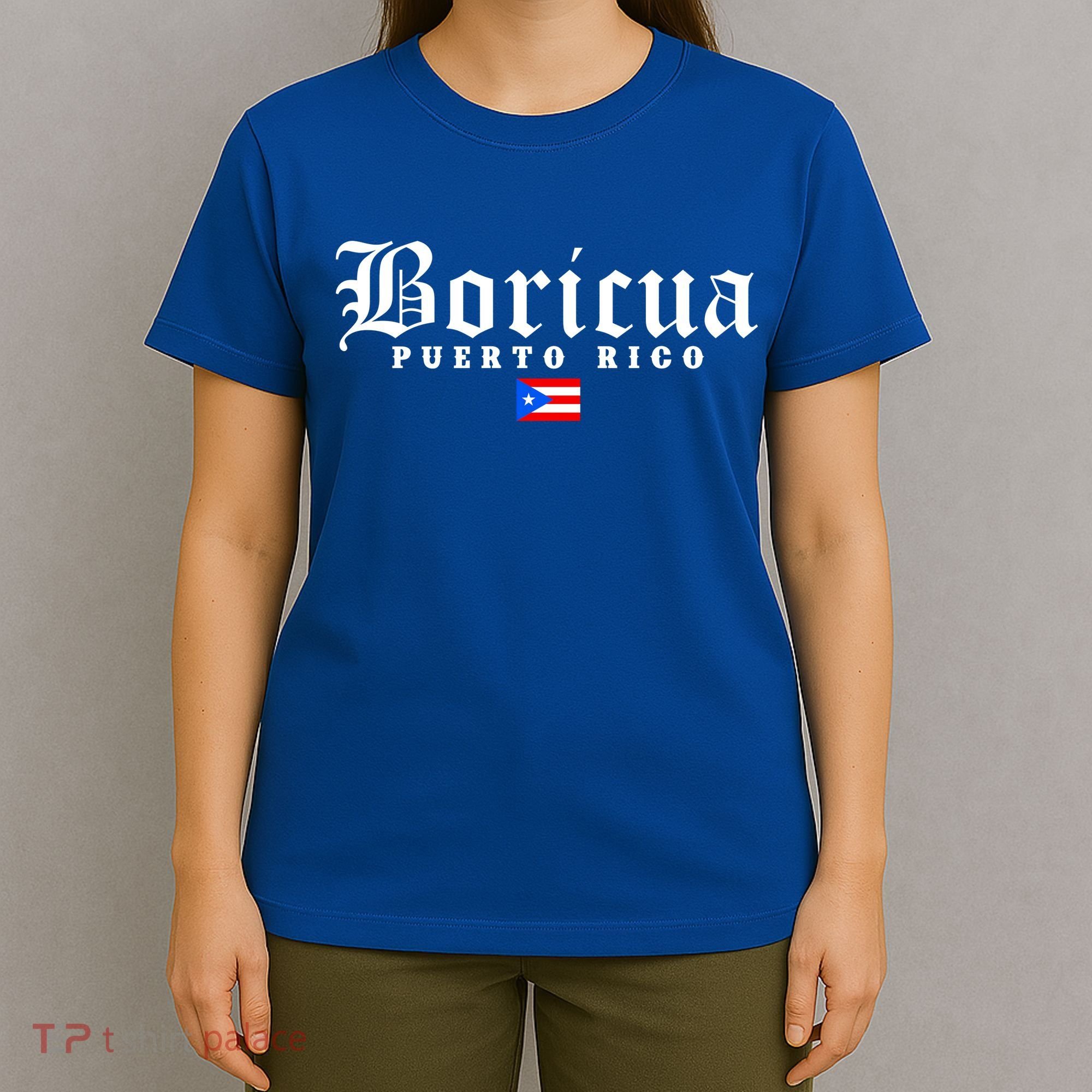 Puerto Rico Boricua Vintage Puerto Rican Flag Pride Gift T-Shirt