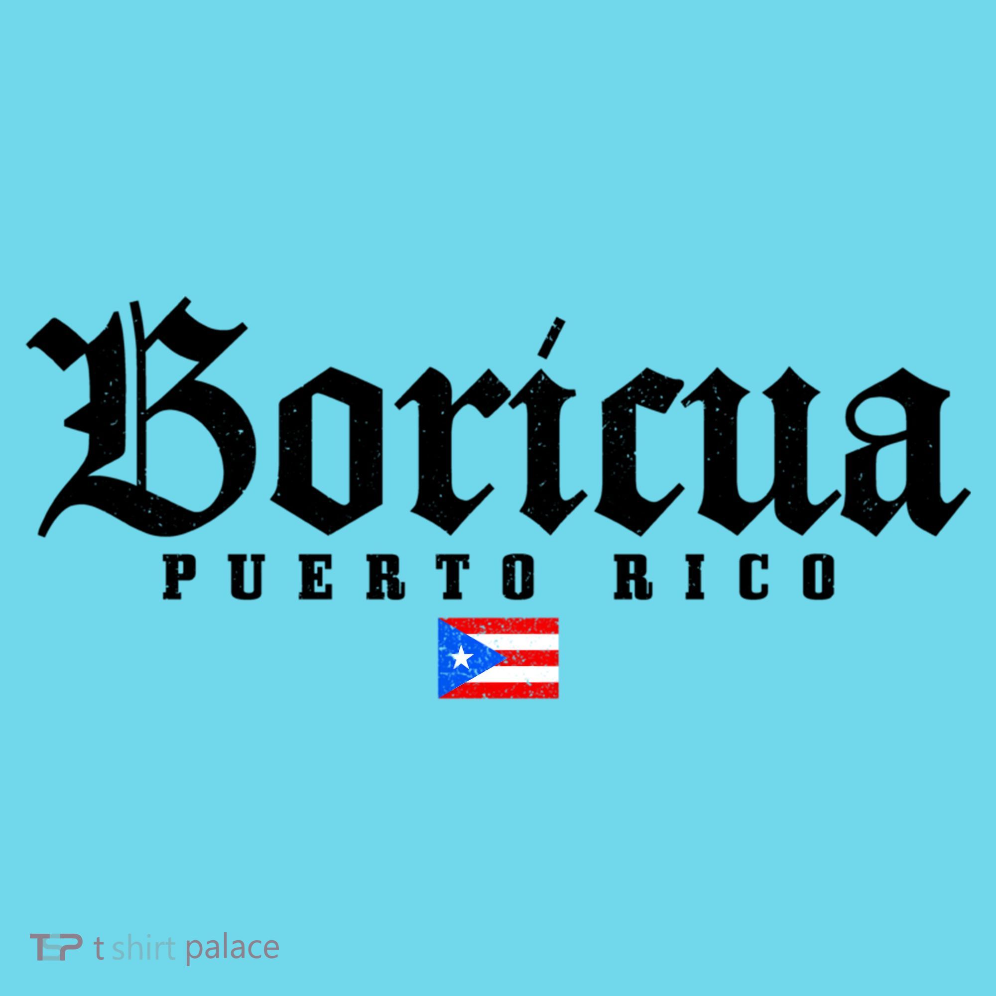 Puerto Rico Boricua Vintage Puerto Rican Flag Pride Gift T-Shirt