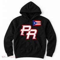 Puerto Rican Baseball Player Puerto Rico Flag Baseball Fans Hoodie thumb 0