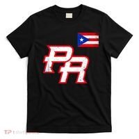 Puerto Rican Baseball Player Puerto Rico Flag Baseball Fans T-Shirt thumb 0