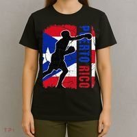 Puerto Rican Boxing Team Puerto Rico Flag Boxing Gloves T-Shirt thumb 4