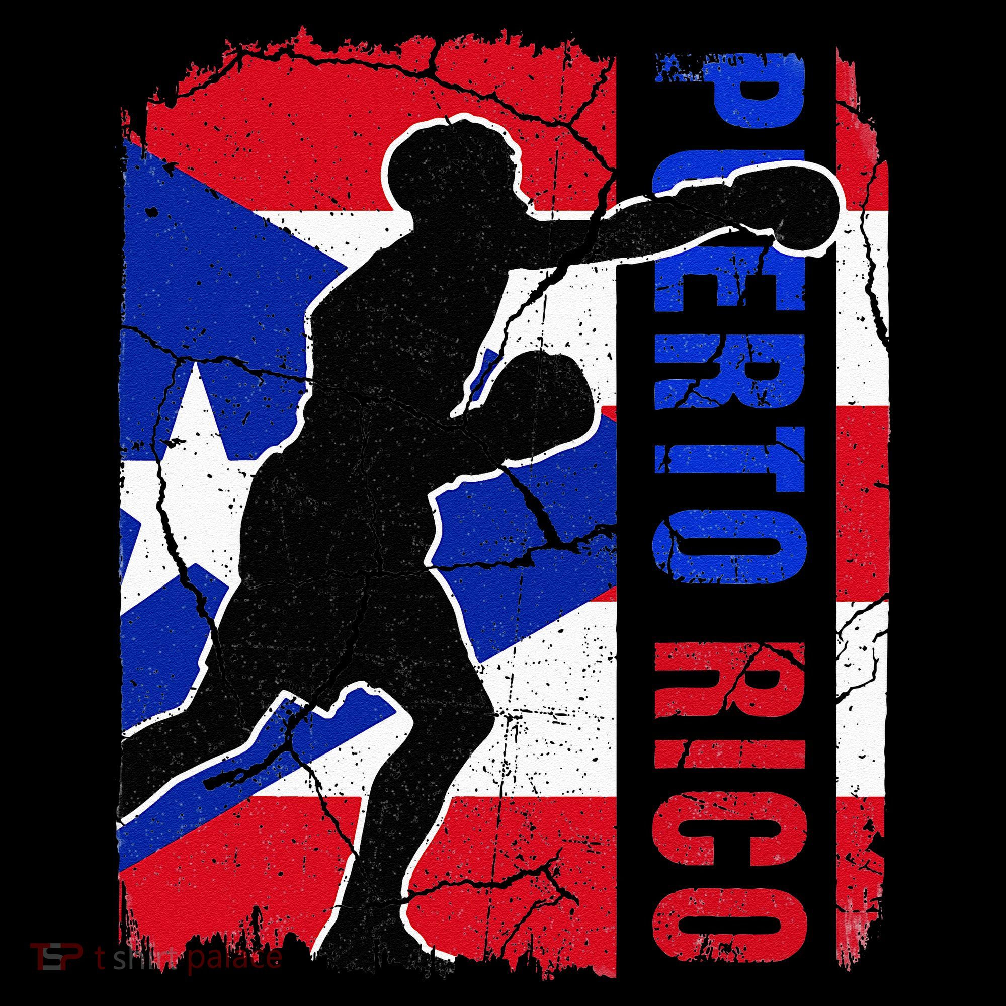 Puerto Rican Boxing Team Puerto Rico Flag Boxing Gloves Coffee Mug