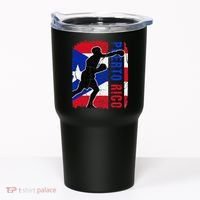 Puerto Rican Boxing Team Puerto Rico Flag Boxing Gloves Tumbler thumb 0