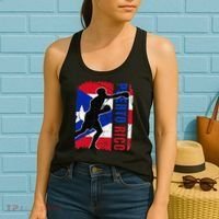 Puerto Rican Boxing Team Puerto Rico Flag Boxing Gloves Women's Tank Top thumb 2