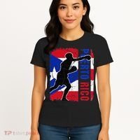 Puerto Rican Boxing Team Puerto Rico Flag Boxing Gloves Women's T-Shirt thumb 4