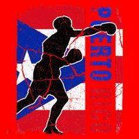 Puerto Rican Boxing Team Puerto Rico Flag Boxing Gloves Santa Hat thumb 1