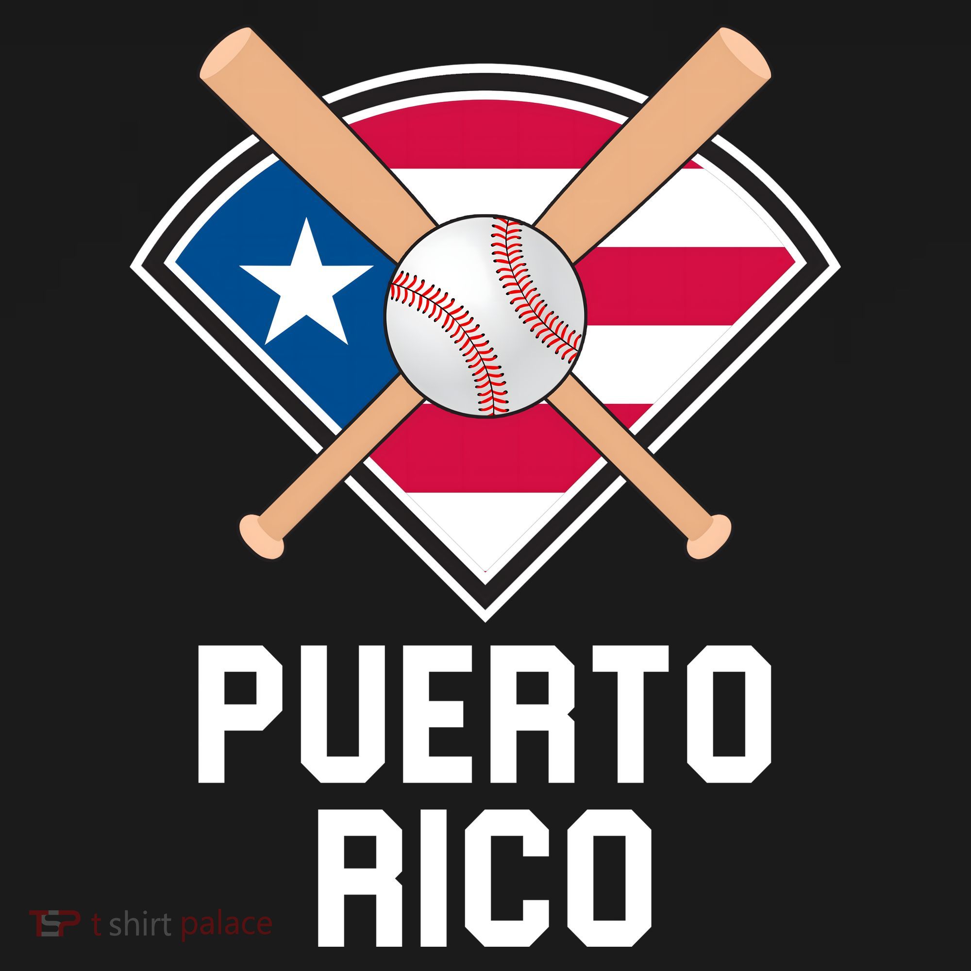 Puerto Rico Baseball Team Patriotic Beisbol Flag Backpack