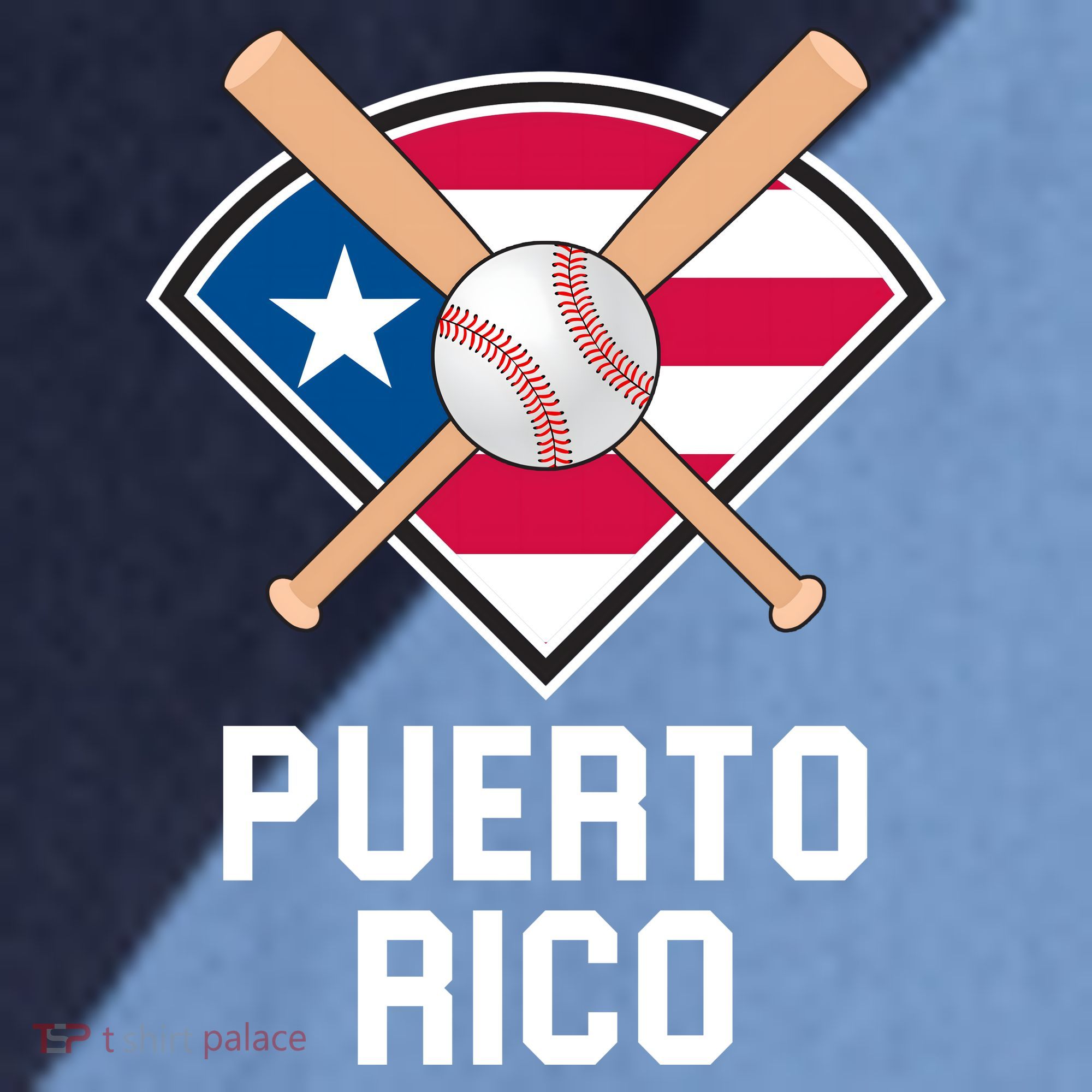Puerto Rico Baseball Team Patriotic Beisbol Flag Raglan Baseball Sleeve Shirt