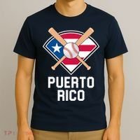 Puerto Rico Baseball Team Patriotic Beisbol Flag T-Shirt thumb 3