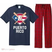 Puerto Rico Baseball Team Patriotic Beisbol Flag Pajama Set thumb 0