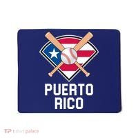Puerto Rico Baseball Team Patriotic Beisbol Flag Mousepad thumb 0