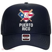 Puerto Rico Baseball Team Patriotic Beisbol Flag Hat thumb 0
