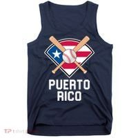 Puerto Rico Baseball Team Patriotic Beisbol Flag Tank Top thumb 0