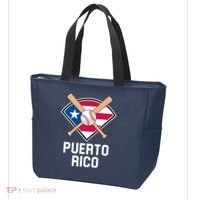 Puerto Rico Baseball Team Patriotic Beisbol Flag Tote Bag thumb 3