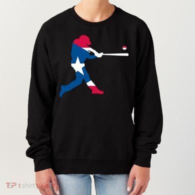 Puerto Rico Baseball Player Women's Sweatshirt