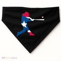 Puerto Rico Baseball Player USA-Made Doggie Bandana thumb 0