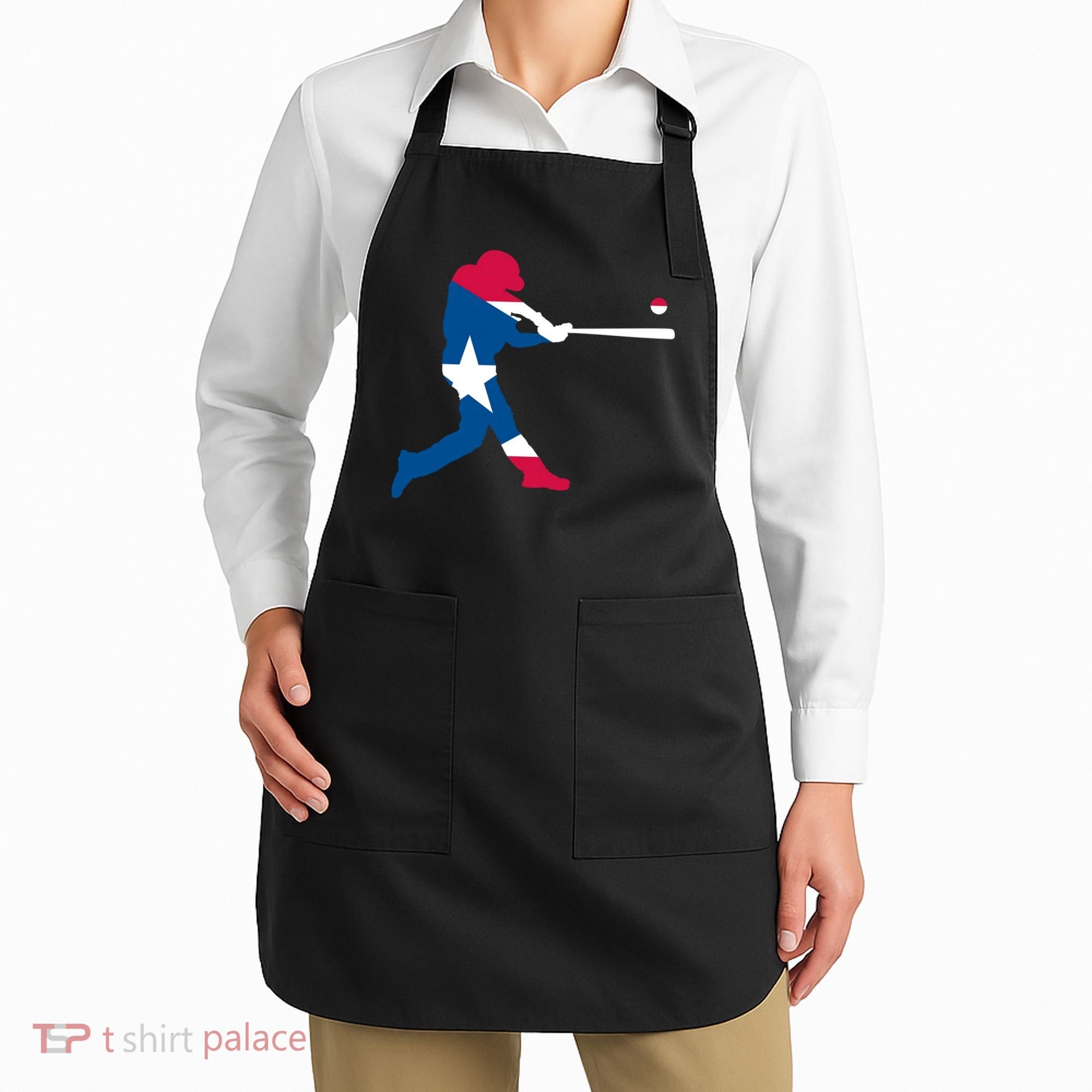 Puerto Rico Baseball Player Apron