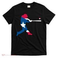 Puerto Rico Baseball Player T-Shirt thumb 0